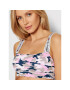 Tommy Hilfiger Sutien top Camo UW0UW02724 Roz - Pled.ro