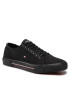 Tommy Hilfiger Teniși Core Corporate Canvas Vulc FM0FM04000 Negru - Pled.ro