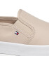 Tommy Hilfiger Teniși Essential Nautical Slip On FW0FW05535 Bej - Pled.ro