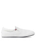 Tommy Hilfiger Teniși Essential Slip On Chambray Vulc FM0FM03994 Alb - Pled.ro