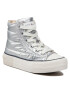 Tommy Hilfiger Teniși High Top Lace-Up Sneaker T3A9-32290-1437 M Argintiu - Pled.ro