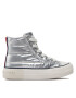 Tommy Hilfiger Teniși High Top Lace-Up Sneaker T3A9-32290-1437 M Argintiu - Pled.ro