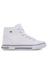 Tommy Hilfiger Teniși High Top Lace-Up Sneaker T3X4-32209-0890 M Alb - Pled.ro