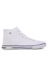 Tommy Hilfiger Teniși High Top Lace-Up Sneaker T3X4-32209-0890 S Alb - Pled.ro