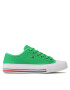 Tommy Hilfiger Teniși Low Cut Lace-Up Sneaker T3A9-32677-0890 Verde - Pled.ro