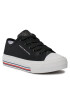 Tommy Hilfiger Teniși Low Cut Lace-Up Sneaker T3A9-33185-1687 M Negru - Pled.ro