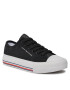 Tommy Hilfiger Teniși Low Cut Lace-Up Sneaker T3A9-33185-1687 S Negru - Pled.ro