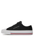 Tommy Hilfiger Teniși Low Cut Lace-Up Sneaker T3A9-33185-1687 S Negru - Pled.ro