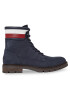 Tommy Hilfiger Trappers Corporate Hilfiger Nubuck Boot FM0FM04801 Albastru - Pled.ro