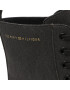 Tommy Hilfiger Trappers Feminine Essential Canvas FW0FW07357 Negru - Pled.ro