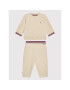 Tommy Hilfiger Trening Baby Rib Velour KN0KN01390 Bej Regular Fit - Pled.ro