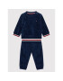 Tommy Hilfiger Trening Baby Rib Velour KN0KN01390 Bleumarin Regular Fit - Pled.ro