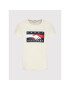 Tommy Hilfiger Tricou Abo Earth Day Flag WW0WW32327 Bej Regular Fit - Pled.ro