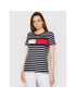 Tommy Hilfiger Tricou Abo Flag WW0WW32439 Bleumarin Regular Fit - Pled.ro