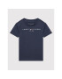 Tommy Hilfiger Tricou Baby Essential KN0KN01487 Bleumarin Regular Fit - Pled.ro