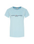 Tommy Hilfiger Tricou Ess WW0WW28681 Albastru Regular Fit - Pled.ro