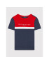 Tommy Hilfiger Tricou Essential KB0KB06851 D Bleumarin Regular Fit - Pled.ro