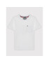 Tommy Hilfiger Tricou Essential KB0KB07081 D Alb Regular Fit - Pled.ro