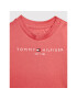 Tommy Hilfiger Tricou Essential KN0KN01293 Roz Regular Fit - Pled.ro