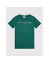 Tommy Hilfiger Tricou Essential KS0KS00201 M Verde Regular Fit - Pled.ro