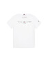 Tommy Hilfiger Tricou Essential KS0KS00210 Alb Regular Fit - Pled.ro