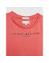 Tommy Hilfiger Tricou Essential Logo KG0KG05242 D Roz Regular Fit - Pled.ro