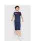 Tommy Hilfiger Tricou Flag Rib Insert KB0KB06532 D Bleumarin Regular Fit - Pled.ro