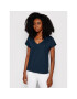 Tommy Hilfiger Tricou Low V UW0UW00676 Bleumarin Regular Fit - Pled.ro