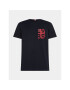 Tommy Hilfiger Tricou MW0MW32607 Bleumarin Regular Fit - Pled.ro