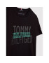 Tommy Hilfiger Tricou Over Print KB0KB07015 D Negru Regular Fit - Pled.ro