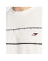 Tommy Hilfiger Tricou Piping MW0MW28937 Alb Regular Fit - Pled.ro