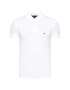 Tommy Hilfiger Tricou polo 1985 MW0MW17771 Alb Slim Fit - Pled.ro