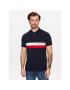 Tommy Hilfiger Tricou polo Chest Colorblock MW0MW30766 Bleumarin Slim Fit - Pled.ro