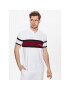 Tommy Hilfiger Tricou polo Colourblock Placement MW0MW30755 Alb Regular Fit - Pled.ro