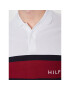 Tommy Hilfiger Tricou polo Colourblock Placement MW0MW30755 Alb Regular Fit - Pled.ro