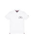 Tommy Hilfiger Tricou polo Essential Logo Chest KB0KB05666 D Alb Regular Fit - Pled.ro