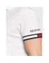 Tommy Hilfiger Tricou polo Flag Cuff MW0MW29528 Alb Slim Fit - Pled.ro