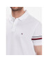 Tommy Hilfiger Tricou polo Global Stp Placement MW0MW30767 Alb Regular Fit - Pled.ro