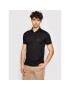 Tommy Hilfiger Tricou polo Interlock Zip MW0MW18309 Negru Slim Fit - Pled.ro