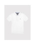 Tommy Hilfiger Tricou polo Ithaca KB0KB06547 M Alb Regular Fit - Pled.ro