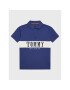 Tommy Hilfiger Tricou polo KB0KB07947 D Bleumarin Regular Fit - Pled.ro