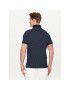 Tommy Hilfiger Tricou polo Micro Print MW0MW30775 Bleumarin Slim Fit - Pled.ro