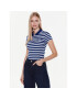 Tommy Hilfiger Tricou polo Stripe WW0WW27151 Bleumarin Slim Fit - Pled.ro