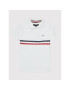 Tommy Hilfiger Tricou polo Tape KB0KB07366 D Alb Regular Fit - Pled.ro