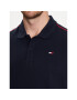 Tommy Hilfiger Tricou polo Textured Tape MW0MW30713 Bleumarin Slim Fit - Pled.ro