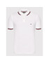 Tommy Hilfiger Tricou polo Tipped MW0MW13080 Alb Slim Fit - Pled.ro