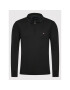 Tommy Hilfiger Tricou polo Zip Interlock MW0MW20184 Negru Slim Fit - Pled.ro