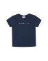 Tommy Hilfiger Tricou Roll Up KG0KG04885 D Bleumarin Regular Fit - Pled.ro