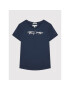 Tommy Hilfiger Tricou Script Print KG0KG06301 M Bleumarin Regular Fit - Pled.ro