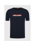 Tommy Hilfiger Tricou Seasonal MW0MW21274 Bleumarin Regular Fit - Pled.ro